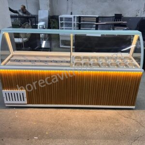 Wafel en kumpir vitrine